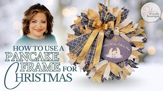 Easy Christmas Pancake Wreath Tutorial for Beginners | DIY Ribbon & Bow, Collaboration Ideas