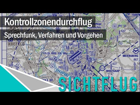 Kontrollzonendurchflug - Sprechfunk, Verfahren und Vorgehen