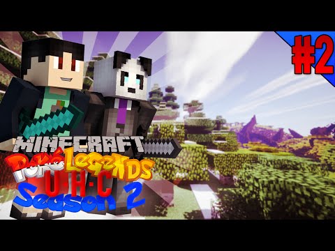 Minecraft: PokeLegends UHC Season 2: Episode 2 - SALMONELLA POISONING! ( Mumble Ultra Hardcore UHC )
