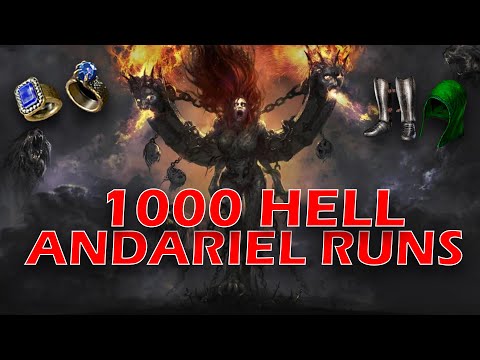 1000 Andariel Runs - Diablo 2 Resurrected Loot Highlights