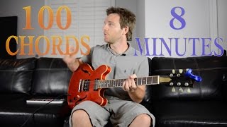 Learn 100 Guitar Chords in 8 Minutes