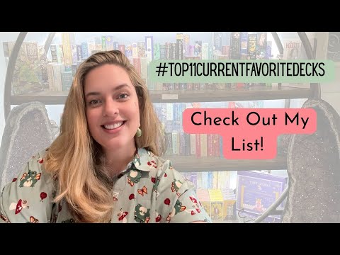 #Top11CurrentFavoriteDecks - VR to ‪@AmethystAscensionTarot‬ - A Deck Showcase