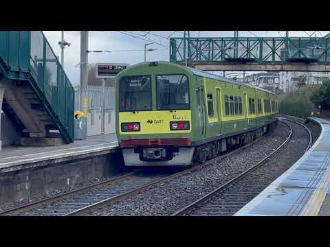 Irish Rail Class 8500/8510 DART, Is Leaving, Saithill & monkstown