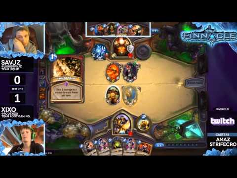 The Pinnacle Hearthstone - Group B - Savjz vs Xixo