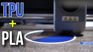 Flashforge AD5X TPU & PLA Multimaterial Printing Test!