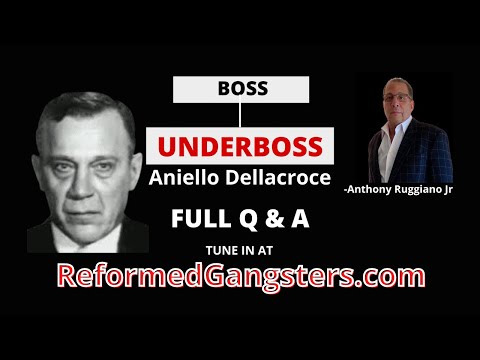 Aniello Dellacroce Underboss FULL Q and A Reformed Gangsters with Anthony Ruggiano