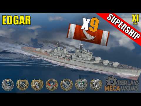 Edgar 9 Kills & 319k Damage | World of Warships Gameplay