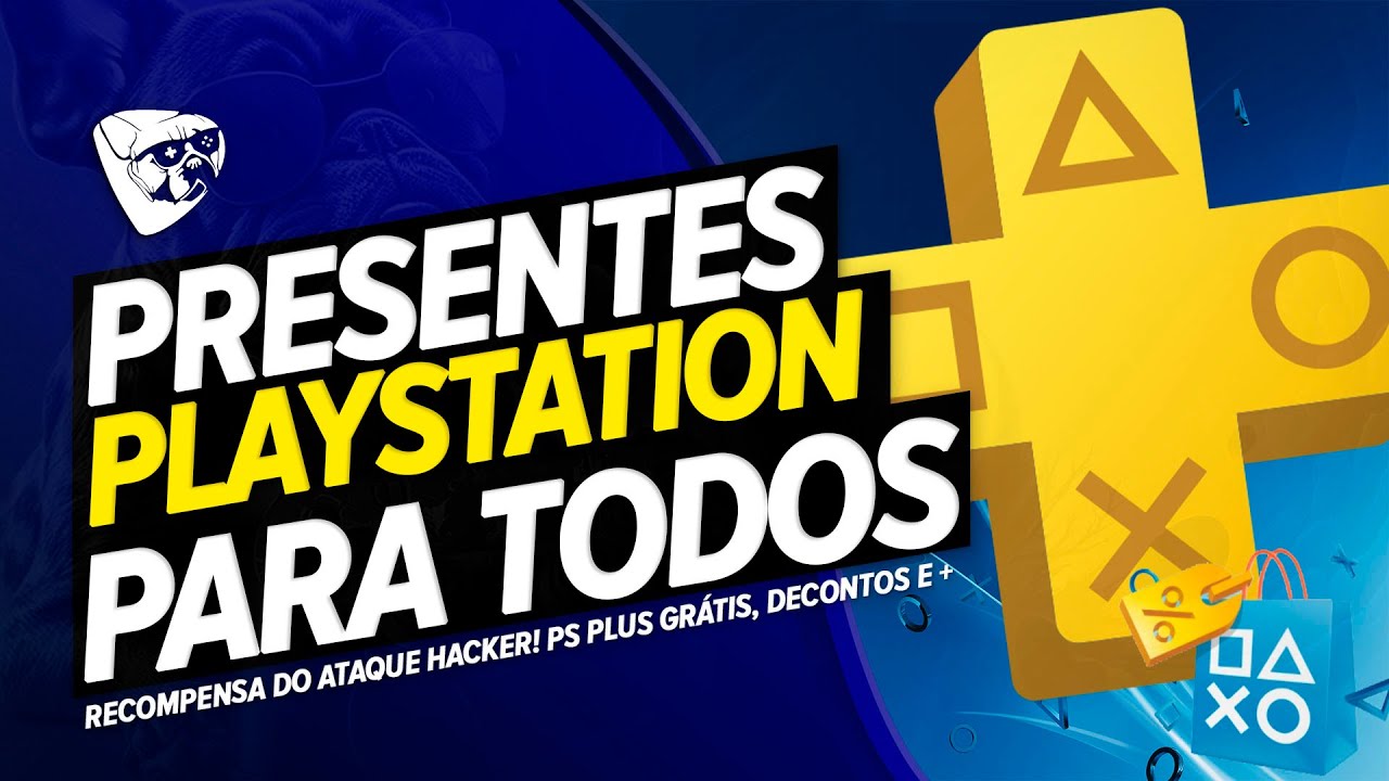 Playstation DANDO TONELADAS De PRESENTES, RECOMPENSA Do ATAQUE HACKER! PS PLUS GRÁTIS, DECONTOS e +