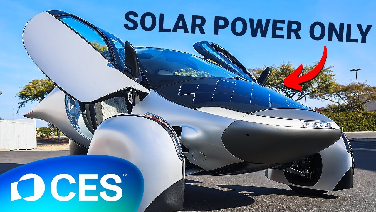 World's First Solar Electric Car at CES 2025 (Aptera Motors)