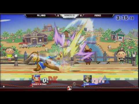 VS Weekly 12/29/16 - Winners R2 - MVD (Diddy) vs. Fierce (Link) - Smash 4