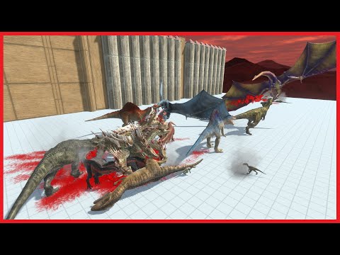(2x) DRAGON & HYDRA VS 2x FACTIONS - ANIMAL REVOLT BATTLE SIMULATOR