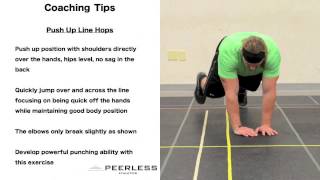 393. Push Up Line Hops