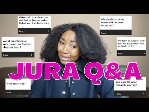 JURA Q&A: Staatsexamen und meine Beziehung, Hochzeit, Freundschaften und mentale Gesundheit