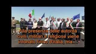 preview picture of video 'Portogruaro: All'inaugurazione della tangenziale non tutti i politici cantano inno Italia'