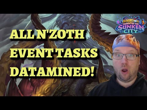 ALL 10 N'ZOTH EVENT TASKS HAVE BEEN DATAMINED! (Hearthstone Mercenaries)