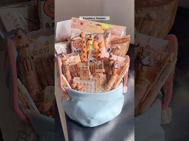 Vídeo relacionado con FloralGrace 6 bolígrafos de gel Kawaii Capybara, secado rápido, juego retráctil, regalos de fiesta temática