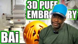 3D Puff | BAi Vision Embroidery Machine