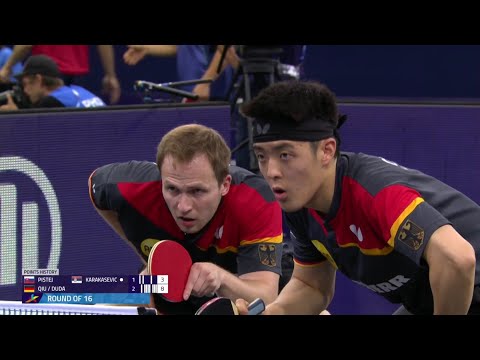 Dang Qiu/Benedikt Duda vs A.Karakasevic/Lubomir Pistej | European Championships 2022