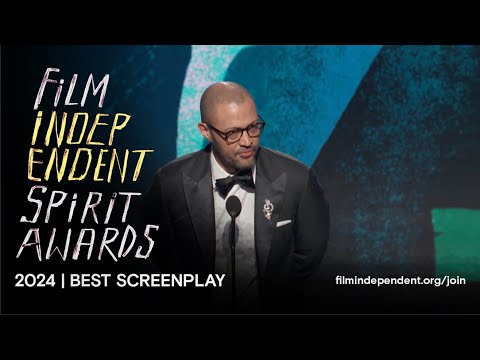 AMERICAN FICTION wins BEST SCREENPLAY at the 2024 Film Independent Spirit Awards