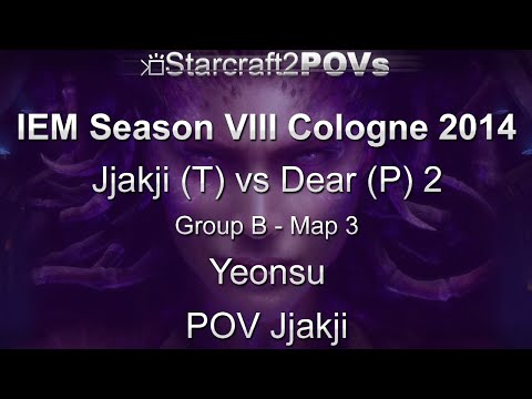 SC2 HotS - IEM VIII Cologne 2014 - Jjakji vs Dear 2 - Group B - Map 3 - Yeonsu - Jjakji