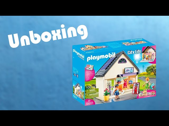 Vídeo relacionado con PLAYMOBIL City Life 70017 Mi Tienda de Moda, A partir de 4 años
