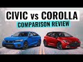 2024 Honda Civic VS 2024 Toyota Corolla || Which Is The Best Reliable Small Car?