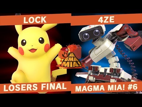 Lock(Pikachu) vs 4ze(ROB) - LOSERS FINAL - MAGMA MIA! #6
