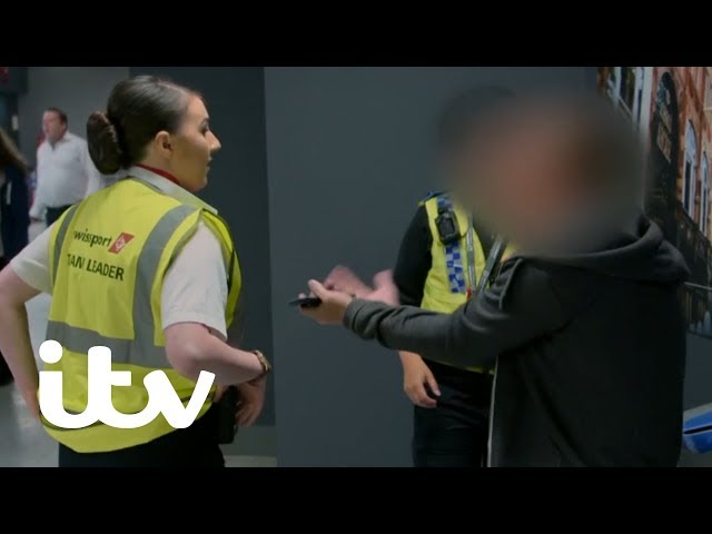 An Angry Passenger Refuses to Cooperate with Police | Yorkshire Airport