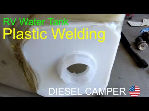 Plastic Welding a Damaged Spin Weld Fitting On My RV Fresh Water Tank