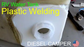 Plastic Welding a Damaged Spin Weld Fitting On My RV Fresh Water Tank