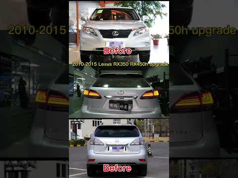 How to upgrade 2010-2015 LEUXS RX RX350 RX450h headlights taillights bumper modified cars #shorts