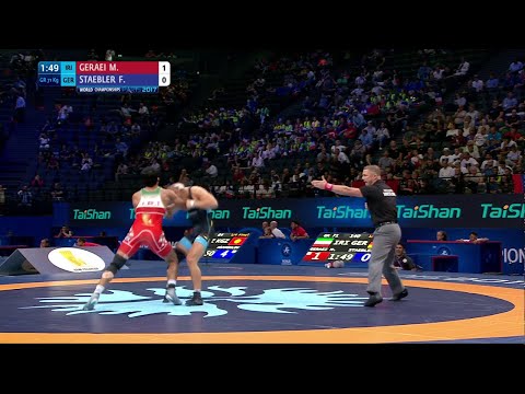 1/4 GR - 71 kg: F. STAEBLER (GER) df. M. GERAEI (IRI) by VPO1, 6-3