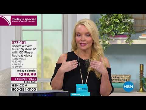 Bose Wave Music System IV with CD Player, Radio and Alexa