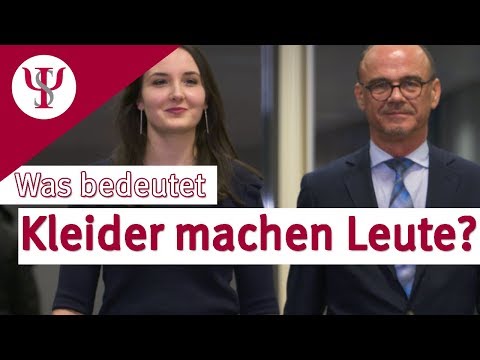 Kleider machen Leute | Sozialpsychologie mit Prof. Erb