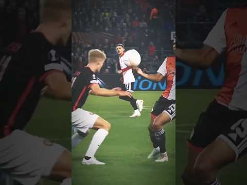 Amazing Handball by Feyenoord player