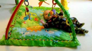 preview picture of video 'Kyle trying to roll over off his play mat!'