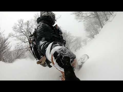 2020.02.08　姥ヶ岳　スノーボードBC　バックカントリー