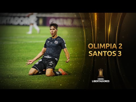 Olimpia 2-3 Santos (Copa Libertadores 2020) (Highl...