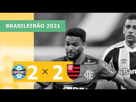 Grêmio 2 x 2 Flamengo - Gols - 23/11 - Brasileirão 2021