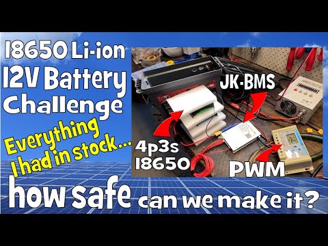 18650 Li-ion Battery-Build incl. Solar Charge Controller + JK-BMS. How hard (safe) can it be?