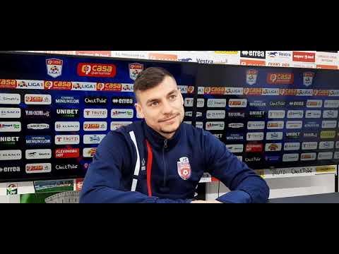 Stefan Ashkovski la conferința de presă înaintea partidei de Playoff dintre FCSB și FC Botoșani