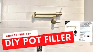Adding Pot Filler Water Line | Pot Filler Plumbing for $50 | My Fixer Upper Pt 12