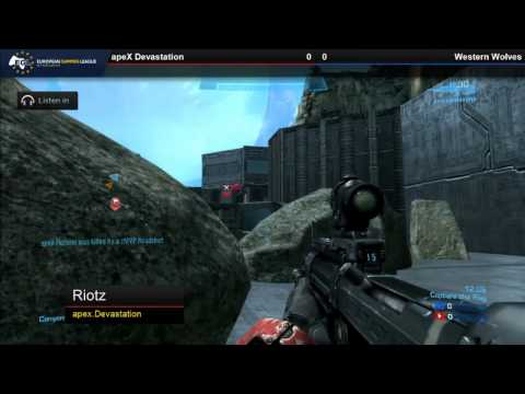 EGL5 : Halo Reach : Apex Devastation vs Western Wolves : Map 1 Part 2 - LB Final