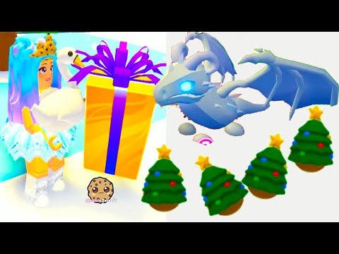 Buying FROST DRAGON + Surprise Pet Christmas Eggs Let's Play Roblox Adopt Me Video Game
