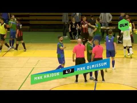 MNK HAJDUK - MNK OLMISSUM 4:7, 1/4 KUP regija jug