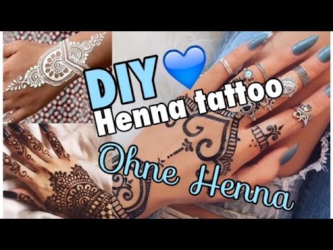 DIY Henna Tattoo ohne Henna - temporäres Tattoo selber machen | AnnysBeautySecret
