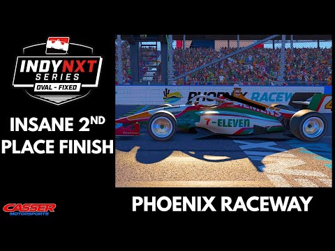 IndyNXT 2nd Place Finish at Phoenix! Dramatic Race with Crazy Finish