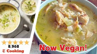 Most popular soup recipe on NYT cooking is NOW VEGAN! | Vegan Chicken & Rice Soup