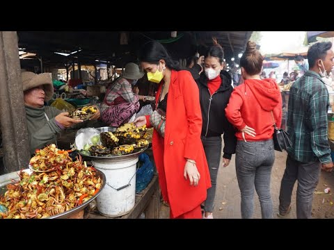 Yummy Varieties of Countryside Food @Phnom Odogk - Many Different Street Food at Odongk Resort