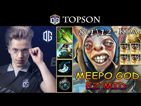DOTA 2 | MEEPO MID dota 2 | PRO GAME PLAY | TOPSON |